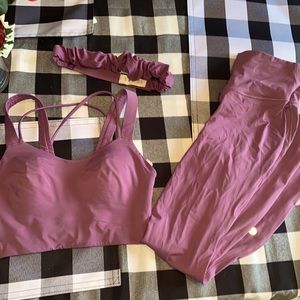 Vintage Plum lululemon set!